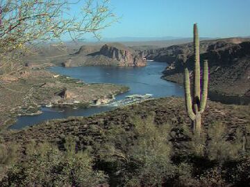 Superstition Mountain area east of Phoenix, Arizona