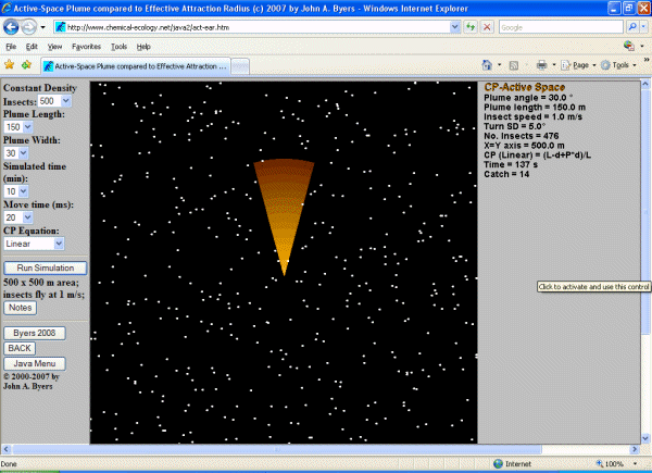 Modeling active space and EAR
