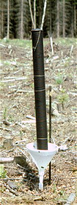 pipe trap with funnel