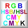 interconvert RGB/HSB/HSL/CMY/CMYK/CIE-L*ab