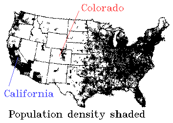 USA population density